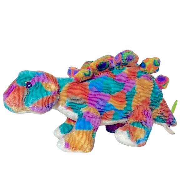 Gitzy Colorful Stuffed Dinosaur - Picture 2 of 2